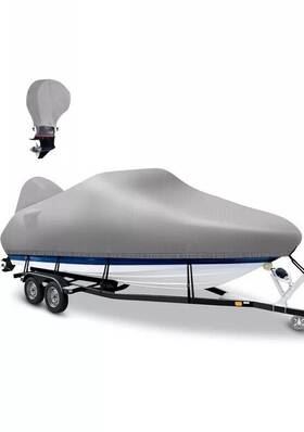 Bp181080 Weather Safe Trailerable Boat Cover 14-16ft With Outboard Motor