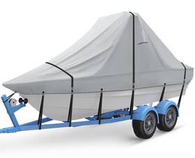 Weddkamsh 016392823516 20ft - 22ft V Bow 900d Wake Tower Boat Cover The Ski/wakeboard And