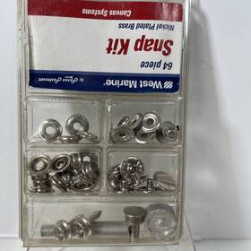 Kp7261w West Marine Seachoice Canvas Snap Kit - 64 Piece Unsure How Many Pieces Remain-see Photos