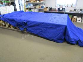 343578 Westland Calabria Pro V 2008 - 2009 Sunbrella Cover Blue Marine Boat