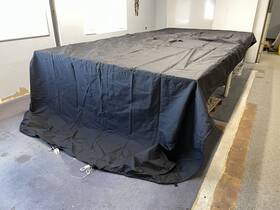 359386 Westland Conventional V Hull Cuddy I/o Boat Cover Black 315 Inch X 145