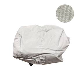 Bl2261-so30 Westland Bayliner 20 Vr5 With Bimini Laid Down Boat Cover - Silver