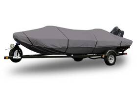 F914xa30 Westland Sunbrella Boat Cover-cadet Grey-aluminum Fishing V-hull Style-fits 13ft6 Inch -14ft5