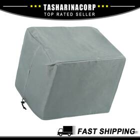 X Autohaux 723115154245 Piece Of 1 600d Outboard Boat Motor Covers Sunproof Fit For Yamaha 25-50hp Gray