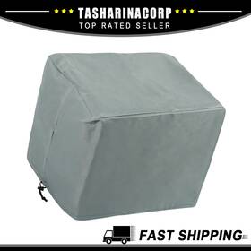 X Autohaux 723115154276 Piece Of 1 600d Boat Motor Covers Fit For Yamaha Mercury 225-300hp Gray
