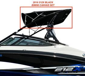 F2j-u3108-50-00 Yamaha Oem 2016 212x Black Blue Bimini Top Awning Canvas