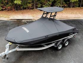Mar-20fsh-mc-23 Yamaha Blk T-top Mooring Cover - 2023 220 Fsh 222 Sport