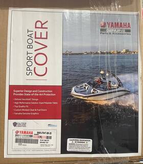Mar-275ht-bk-20 Yamaha Oem Boat Cover 2019-24 275sd With Hardtop Black Premium Sd