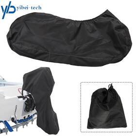 Yi162085t Yibei-tech 600d Boat Motor Covers - Full Outboard Cover Black For 30-60hp