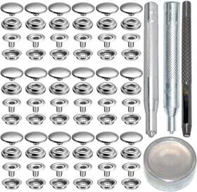 Yichuangxin 778942370399 72pcs 15mm Stainless Steel Fastener Snap Press Stud Button For Marine Boat