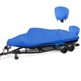 A-us-v1-blue-16-18.5 Yimsting 1200d Waterproof Boat Cover For 16-18.5ft V-hull And Bass Boats - Heavy Duty