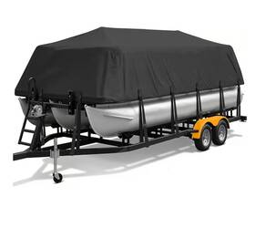 Hgy-22 Yimsting Waterproof Pontoon Boat Cover 22-24 Ft 1200d Heavy Duty Trailerable