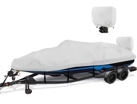 Upc735530727386 Yimsting 1200d Waterproof Boat Cover - Fits 17ft To 19ft Ft Bass V-hull Tri-hull