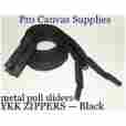 Ykk1036b Ykk 1 Zippers 36 Black 10 With Free Top Stops Metal Pull