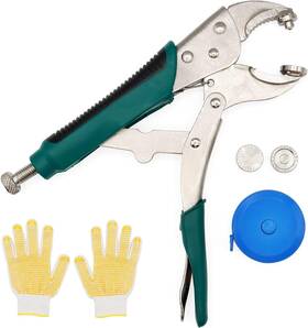 Y102 Ylinkm Heavy Duty Snap Fastener Pliers Tool Kit For Fastening Snaps Replacing Gerrn