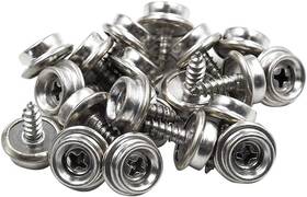 Yooheyzhzh1493 Yoohey Hitefu 20 Sets Boat Canvas Snaps 3/8 Inch Fastener Screw Silver