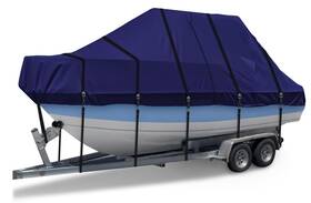 T-22-nv Zenicham 900d Marine Grade Fade And Tear Resistant Trailerable T-top Boat Cover 20-22ft Feet