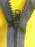 Zip-0042 Ykk Vislon Zipper 60 Inch Black 10 Metal Slider Locking Type
