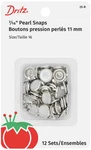 Dritz Size 16 White Pearl Snap Fasteners 12 Pack For Blouses Home Decor. Fixed Price $10.24.
