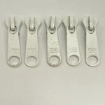 Lot Of 30: Ykk #5 White Style Single Pull Non-locking Metal Zipper Slider. Fixed Price $12.99.