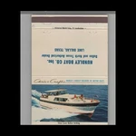 Matchbook Cover - Chris Craft Boat Dealer Hundley Co. Lake Dallas Tx. Fixed Price $9.95.