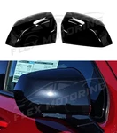 Gloss Black Top Half Mirror Cover Overlay Set For 2021-2025 Chevy Tahoe Suburban. Fixed Price $49.99.