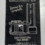 Dallas Texas Matchbook Cover Oak Lawn Village Spaghetti Restaurant. Fixed Price $7.88.