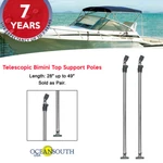 Telescopic Bimini Top Support Poles Aluminium 2' - 4' W/ Mounts Fits Most Frames. Fixed Price $65.85.