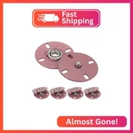 Uxcell 5PCS Snap Buttons, Metal Invisible Buckle Fasteners Press Studs. Fixed Price $10.78.
