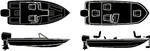 Seachoice Sterling Series Boat Cover For 16 To 18'6" Fish/ski & Pro Style Bass. Fixed Price $80.86.