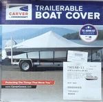 Carver Alum Fishing Boat W/ High Windshield 16' 6" O/b Sun-dura Cover. Fixed Price $270.00.