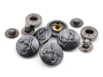 Craftmemore Antique Cross Gun Fasteners Popper Snaps Closure Rivet Black. Fixed Price $21.16.