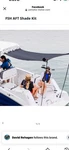 Yamaha 255 Fish Sunshade. Fixed Price $400.00.