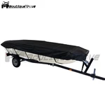 For Jon Boat Cover-water Proof Heavy Duty Trailerable Black 600D 16FT. Fixed Price $40.41.