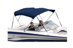 Shademate Sunbrella Bimini Top Cover With Boot 3 Bow 6' Long Navy Marine Boat. Fixed Price $199.96.