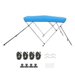 3 Bow Bimini Top Boat Cover 6FT Long 46"H 67"-72"W Awning Canopy Uv Protection. Fixed Price $96.99.