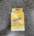 Tear-aid * Fabric Repair See-thru Patch Type ' Tents/sails/bike Tubes. Fixed Price $12.99.