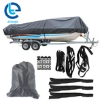 14-16FT Boat Cover Waterproof Heavy Duty Trailerable V-hull Runabouts Grey. Fixed Price $27.55.