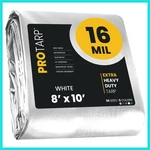 Extra Heavy Duty 16 Mil Tarp Cover, Waterproof, Uv Resistant, Rip And Tear Pr.... Fixed Price $51.25.