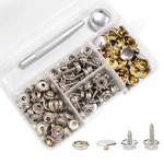 Snaps Kit For Boat Cover,canvas Screws Buttons Tool Marine Grade Sewing.... Fixed Price $16.97.