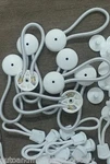 8 Pk Stayput Bungee Ultimate Shock Cord Clip White W/ Pull Tie Down Boat Cover. Fixed Price $49.60.