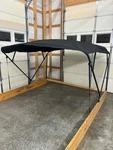 Cro Big League Bimini Top Complete Kit- 8' W (fits 91-96 ) Black/black. Fixed Price $649.00.