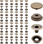 Biaungdo 200PC 15MM Heavy Duty Snap Fasteners Kit, Metal Leather Button. Fixed Price $9.90.