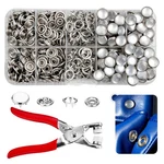 Nxtov 400PCS Pearl Snaps Button Kit With Fastener Pliers 10 Mm. Fixed Price $22.02.