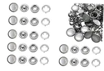 Jaueivr Snap Fasteners 100 Sets 10MM Pearl-like Prong Translucence. Fixed Price $22.50.