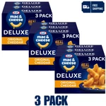 Kraft Deluxe Original Cheddar Macaroni & Cheese Dinner (3 Ct Pack, 14 Oz Boxes). Fixed Price $18.00.