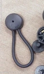 1 Black Bungee Shock Cord Clip Stayput For Boat, Truck, Tarp, Covers, Dodgers. Fixed Price $11.49.