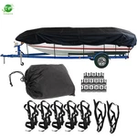 Black For Jon Boat Cover 210D 12FT-18FT Beam Width Up To 75INCH. Fixed Price $23.70.