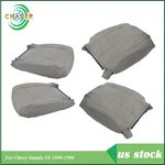 Top&bottom Leather Seat Covers Front Lh+rh Gray For Chevy Impala Ss 1994-1996. Fixed Price $84.39.