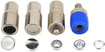 9.5 Mm Perforated Cap Pearl Snap Button Dies Hand Pressing Machine Nickel. Fixed Price $28.18.